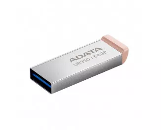 Флешка USB 3.2 64Gb ADATA UR350 Silver/Beige (UR350-64G-RSR/BG)