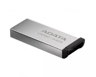 Флешка USB 3.2 64Gb ADATA UR350 Silver/Black (UR350-64G-RSR/BK)