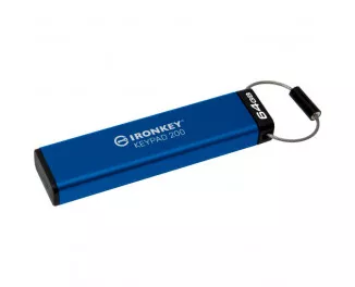 Флешка USB 3.2 64Gb Kingston 64GB IronKey Keypad 200 (IKKP200/64GB)