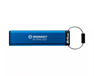 Флешка USB 3.2 64Gb Kingston 64GB IronKey Keypad 200 (IKKP200/64GB)