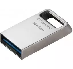 Флешка USB 3.2 64Gb Kingston DataTraveler Micro Metal (DTMC3G2/64GB)