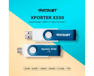 Флешка USB 3.2 64Gb Patriot Xporter X550 (PS64GX550AAD)
