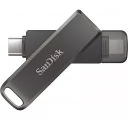 Флешка USB Type-C / Lightning 64Gb SanDisk iXpand Drive Luxe (SDIX70N-064G-GN6NN)