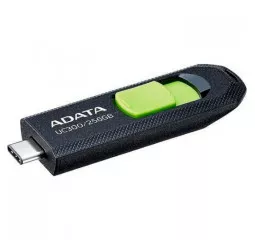 Флешка USB Type-C 256Gb ADATA UC300 Black/Green (ACHO-UC300-256G-RBK/GN)