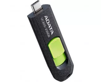 Флешка USB Type-C 256Gb ADATA UC300 Black/Green (ACHO-UC300-256G-RBK/GN)