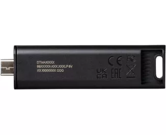 Флешка USB Type-C 512Gb Kingston DataTraveler Max Black (DTMAX/512GB)