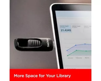 Флешка USB Type-C 64Gb SanDisk Ultra Slider (SDCZ480-064G-G46)