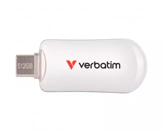 Флешка USB Type-C Verbatim 512GB Plectra White (30231)