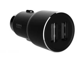FM-трансмітер Xiaomi RoidMi / MOJIETU 3S BFQ04RM Bluetooth Car FM-Transmitter (3.4A / 20W, 2USB) Black (1A081OVB)