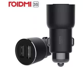 FM-трансмітер Xiaomi RoidMi / MOJIETU 3S BFQ04RM Bluetooth Car FM-Transmitter (3.4A / 20W, 2USB) Black (1A081OVB)