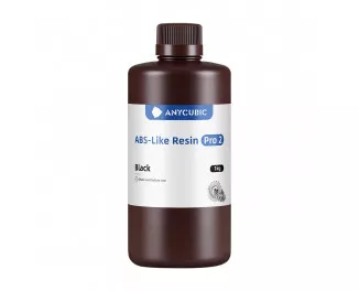 Фотополімерна смола Anycubic ABS-Like Resin Pro 2, 1 кг, Black (SABP2BK-102A)