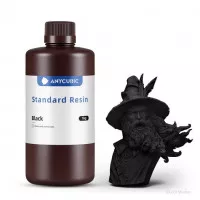Фотополімерна смола Anycubic Standard Resin Black, 1кг (SPTBK-104E)