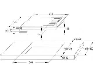 Газовая варочная поверхность Gorenje GT641KB
