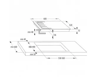 Газовая варочная поверхность Gorenje GT642AB (737669)
