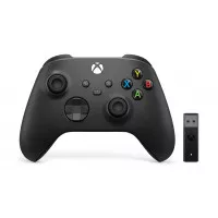 Геймпад беспроводной Microsoft Xbox Series X | S Wireless Controller Carbon Black + Wireless Adapter for Windows (1VA-00002)