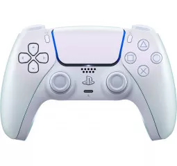 Геймпад бездротовий Sony PlayStation DualSense Chrome Pearl (1000044446, 1000044472)