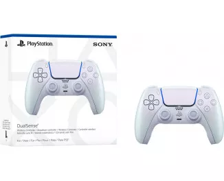Геймпад беспроводной Sony PlayStation DualSense Chrome Pearl (1000044446, 1000044472)