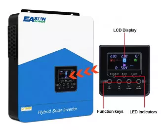 Гібридний сонячний інвертор (hybrid) Easun ISolar-SMH-III-6.2KW + Wi-Fi