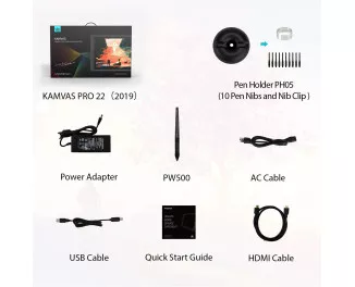 Графічний монітор Huion Kamvas Pro 20 (GT1901_HUION)