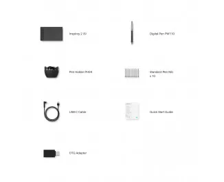 Графический планшет Huion Inspiroy 2S H641P