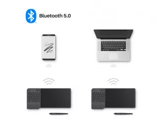 Графический планшет Huion Inspiroy Keydial KD200
