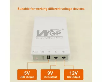 ИБП для роутера WGP mini DC UPS 103A (10400 mAh, 38Wh)