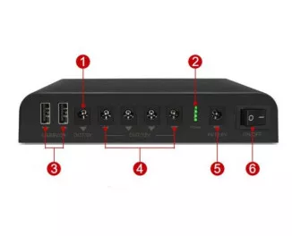 ИБП для сетевого оборудования Yisenneng SL3400 24000 мАч/96Wh 12V9V5V