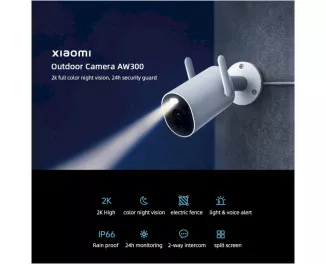 IP-камера видеонаблюдения Xiaomi Outdoor Camera AW300 White Global (BHR6816EU)