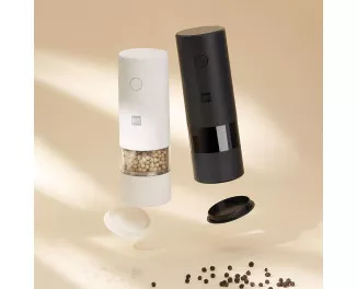 Измельчитель специй электрический HUOHOU Electric Pepper Grinde White (HU0142)
