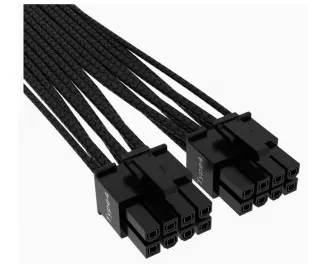 Кабель-адаптер 600W Corsair Premium Individually Sleeved 12+4pin PCIe Gen 5 12VHPWR cable, Type 4, BLACK (CP-8920331)