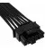 Кабель-адаптер 600W Corsair Premium Individually Sleeved 12+4pin PCIe Gen 5 12VHPWR cable, Type 4, BLACK (CP-8920331)