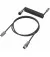 Кабель для ігрової клавіатури USB-C > USB-A HyperX Coiled Cable (6J677AA) Red 