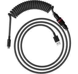 Кабель для ігрової клавіатури USB-C > USB-A HyperX Coiled Cable (6J677AA) Red 