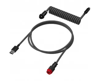 Кабель для ігрової клавіатури USB-C > USB-A HyperX Coiled Cable (6J677AA) Red 