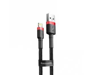 Кабель Lightning > USB  Baseus Cafule Cable 2.4A 0.5m Red/Black (CALKLF-A19)