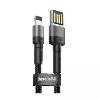 Кабель Lightning > USB  Baseus Cafule Special Edition 2.4A 1.0m (CALKLF-GG1) Gray
