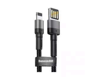 Кабель Lightning > USB  Baseus Cafule Special Edition 2.4A 1.0m (CALKLF-GG1) Gray