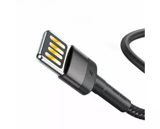 Кабель Lightning > USB  Baseus Cafule Special Edition 2.4A 1.0m (CALKLF-GG1) Gray