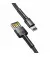 Кабель Lightning > USB  Baseus Cafule Special Edition 2.4A 1.0m (CALKLF-GG1) Gray