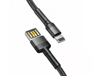 Кабель Lightning > USB  Baseus Cafule Special Edition 2.4A 1.0m Gray (CALKLF-GG1)