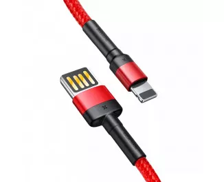 Кабель Lightning > USB  Baseus Cafule Special Edition 2.4A 1.0m Red (CALKLF-G09)