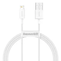 Кабель Lightning > USB  Baseus Superior Series Fast Charging 2.4A 1.0m (CALYS-A02) White