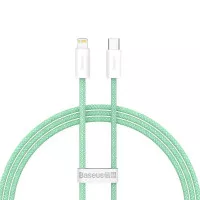 Кабель Lightning > USB Type-C  Baseus Dynamic Series Fast Charging 20W 1.0m (CALD000006) Green