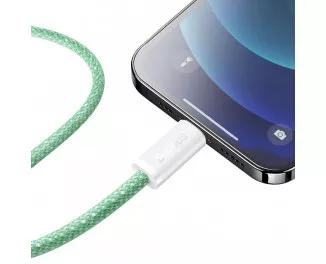 Кабель Lightning > USB Type-C  Baseus Dynamic Series Fast Charging 20W 1.0m (CALD000006) Green