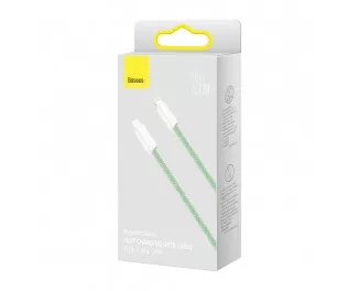 Кабель Lightning > USB Type-C  Baseus Dynamic Series Fast Charging 20W 1.0m (CALD000006) Green