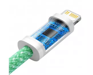 Кабель Lightning > USB Type-C  Baseus Dynamic Series Fast Charging 20W 1.0m (CALD000006) Green