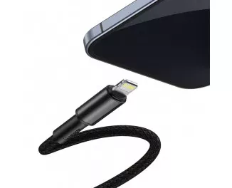 Кабель Lightning > USB Type-C  Baseus High Density Braided PD 20W 1.0m (CATLGD-01) Black