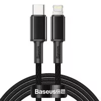 Кабель Lightning > USB Type-C  Baseus High Density Braided PD 20W 2.0m (CATLGD-A01) Black