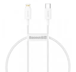 Кабель Lightning > USB Type-C  Baseus Superior Series PD 20W 0.25m (CATLYS-02) White