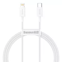 Кабель Lightning > USB Type-C  Baseus Superior Series PD 20W 1.0m (CATLYS-A02) White